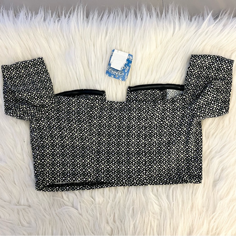 NWT Free People Lucky Now Off Shoulder Crop Top Bralette Brami - Picture 9 of 11